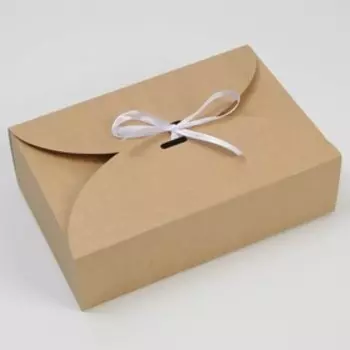 Коробка складная крафтовая 28х18х8 см