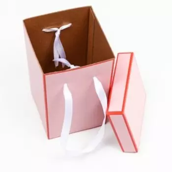 Коробка подарочная складная, красная, 1018 см