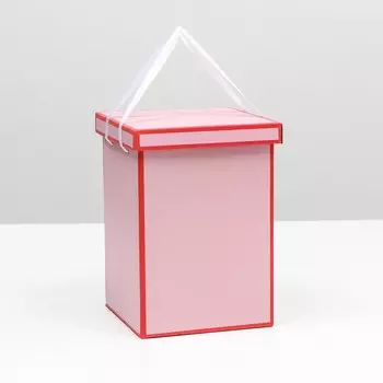 Коробка подарочная складная, красная, 1725 см