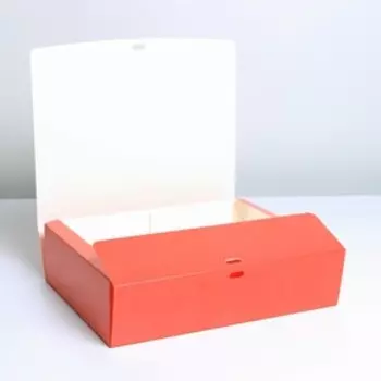 Коробка подарочная складная, упаковка, «Красная», 31 х 24.5 х 8 см