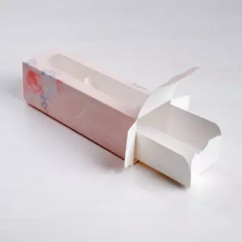 Коробка для макарун, кондитерская упаковка, «Красота внутри» 18 х 5.5 х 5.5 см
