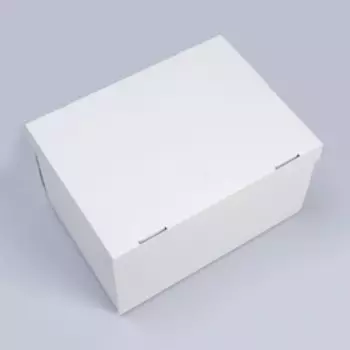 Коробка складная, крышка-дно, белая, 35 х 25 х 20 см