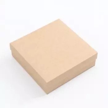 Коробка складная, крышка-дно, крафт, 20 х 20 х 6 см