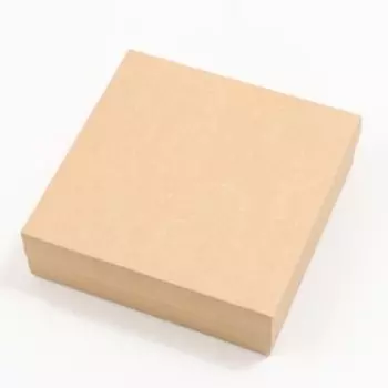 Коробка складная, крышка-дно, крафт, 23 х 23 х 6,5 см