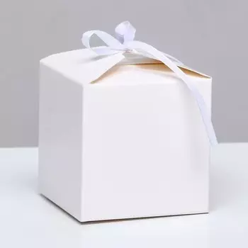 Коробка подарочная складная, квадратная, белая, 888 см