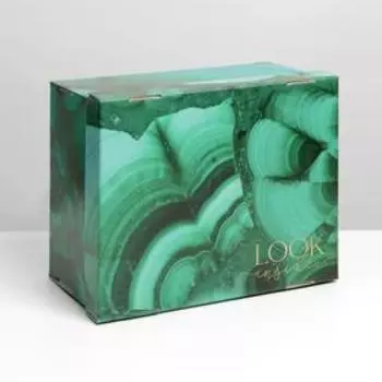 Коробка складная «Малахит», 31,2 х 25,6 х 16,1 см