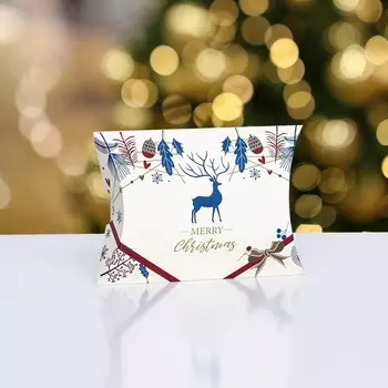 Коробка складная, подарочная новогодняя Merry christmas 15113 см