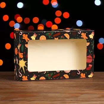 Коробка подарочная складная «Новогодние угощения», 20124 см