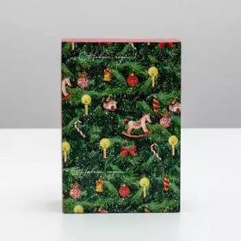 Коробка складная «Новогодняя сказка», 16 × 23 × 7.5 см