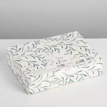 Коробка складная «Новый год», 21 × 15 × 5 см