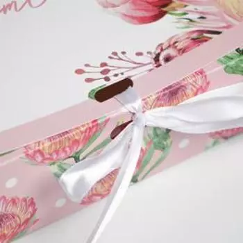 Коробка складная подарочная «Цветы», 20 18 5 см