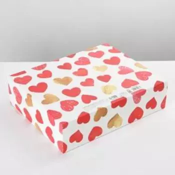 Коробка подарочная складная, упаковка, «LOVE», 31 х 24.5 х 8 см