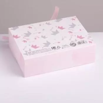 Коробка подарочная складная, упаковка, «Любимой дочке», 16.5 х 12 х 5 см