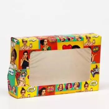 Коробка складная "Pop art", 20 х 12 х 4 см