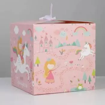 Коробка складная «Принцессе», 18 × 18 × 18 см