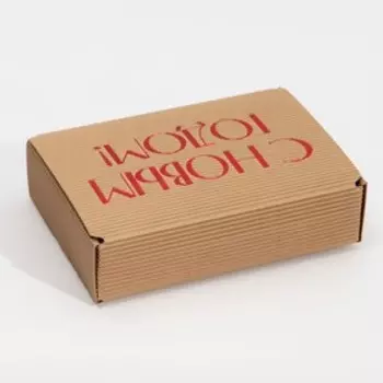 Коробка подарочная новогодняя складная рифлёная «Новый год», 21 х 15 х 5 см