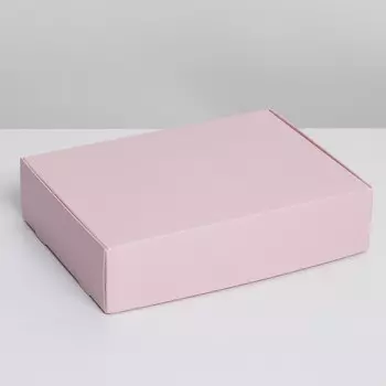 Коробка подарочная складная, упаковка, «Розовая», 21 х 15 х 5 см