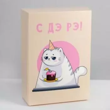 Коробка складная «С Дэ Рэ», 16 × 23 × 7.5 см