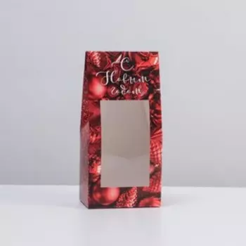 Коробка складная «С Новым Годом!», 9 × 19 × 6 см