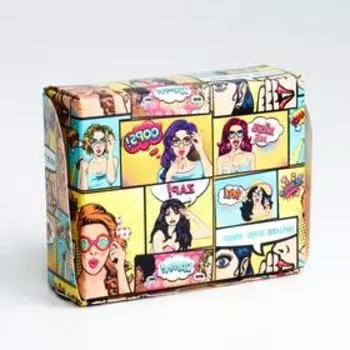 Коробка складная с окном "Pop art", 10 х 8 х 3,5 см