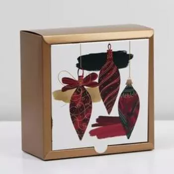 Коробка складная «Счастья в новом году», 15 15 7 см