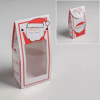 Коробка складная «Счастливого Нового года», 9 х 19 х 6 см