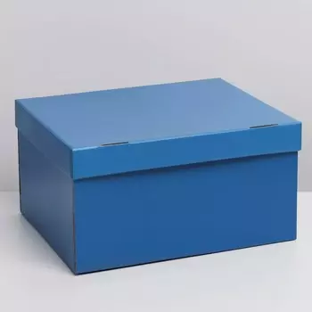 Коробка складная «Синяя», 31,2 х 25,6 х 16,1 см