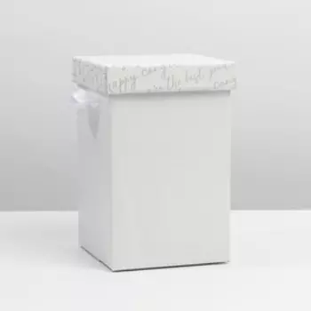 Коробка складная «Текст», 14 х 23 см