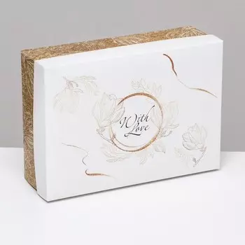 Коробка складная, With love 24 х 17 х 8 см