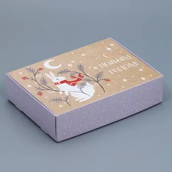 Коробка складная «Зайчик», 21 × 15 × 5 см