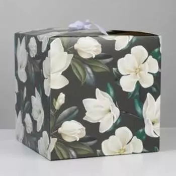 Коробка складная «Жасмин», 18 × 18 × 18 см