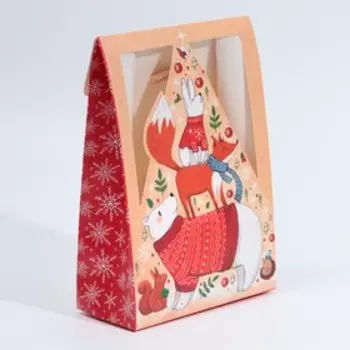 Коробка складная «Зверята», 15 × 7 × 22 см