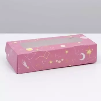 Коробка складная «Звёзды», 17 × 7 × 4 см