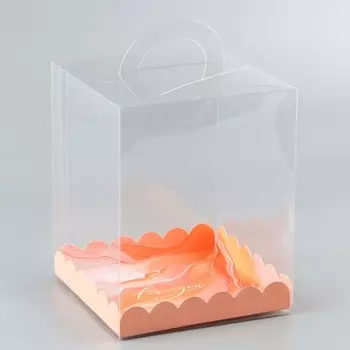 Коробка кондитерская, сундук, упаковка, «Вкусные истории», 14 х 14 х 18 см