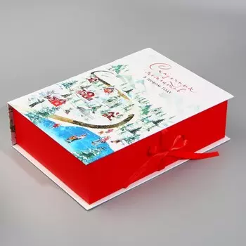 Коробкакнига «Сказочных моментов», акварельный рисунок, 27 х 19.5 х 8 см