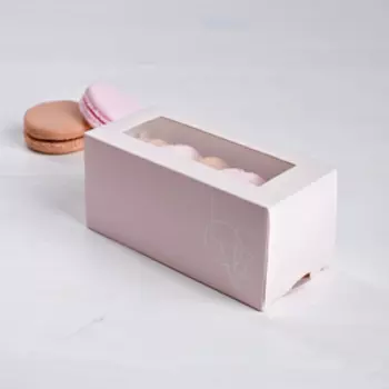 Коробочка для макарун LOVE 12 х 5,5 х 5,5 см.