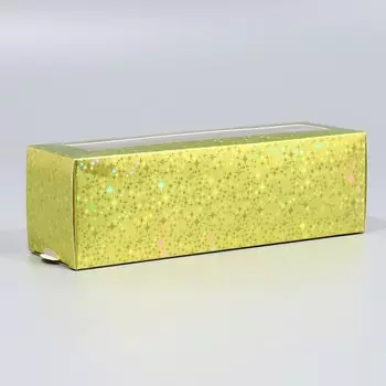 Коробочка для макарун «Звёздочки», 18 х 5,5 х 5,5 см