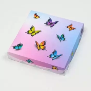 Коробка для печенья, «Бабочки в небе», 15153 см