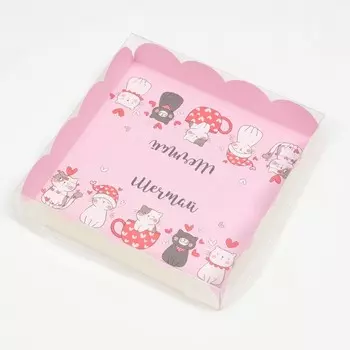 Коробочка для печенья, "Мечтай", 15 х 15 х 3 см