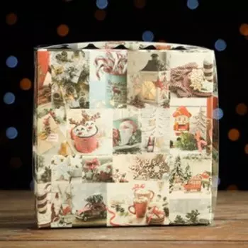 Коробочка для печенья "Прекрасный вечер", 12 х 12 х 3 см, 1 шт.