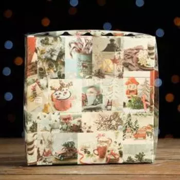 Коробочка для печенья "Прекрасный вечер", 12 х 12 х 3 см