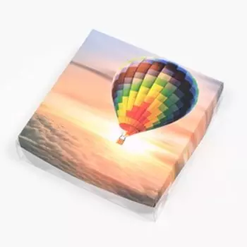 Коробочка для печенья, "Путешествие", 12 х 12 х 3 см