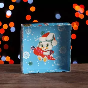 Коробочка для печенья "Символ года", 12 х 12 х 3 см