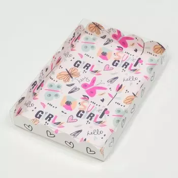 Коробочка для печенья, "Сладкая вечеринка" 22 х 15 х 3 см