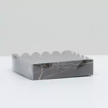 Коробочка для печенья "Текстура", 12 х 12 х 3 см