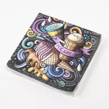 Коробочка для печенья, "Вкусная жизнь", 15 х 15 х 3 см