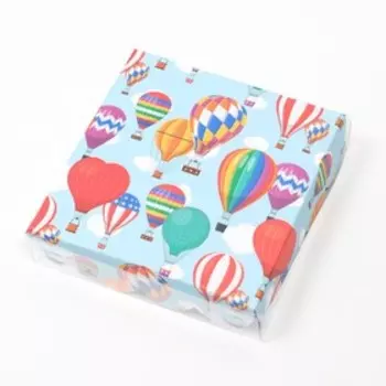 Коробочка для печенья, "Воздушный шар", 12 х 12 х 3 см