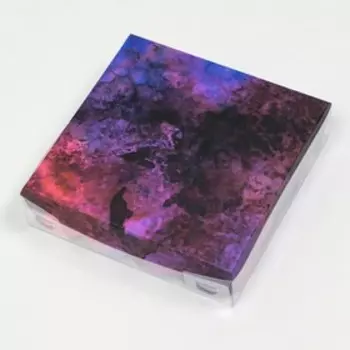 Коробочка для печенья, "Закат", 12 х 12 х 3 см