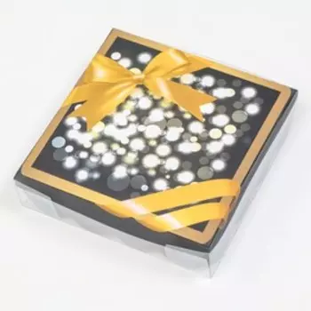 Коробка для печенья, «Золотой бант», 12123 см