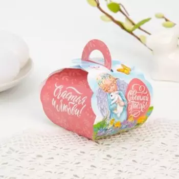 Коробочка подарочная для яйца «Ангелок» на пасху, 25 30 см.